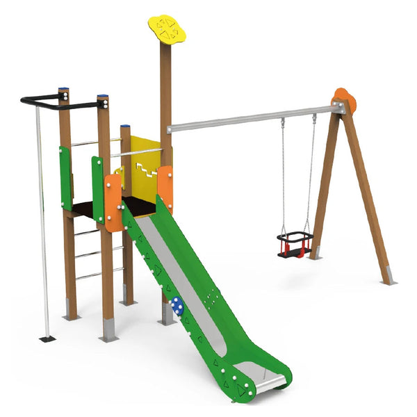 Parc infantil Maxi 3 amb gronxador ús públic