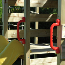 Cargar imagen en el visor de la galería, Parque infantil para jardín Climb Tower 42 con colulmpio doble y cocina
