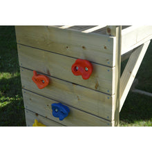 Cargar imagen en el visor de la galería, Parque infantil para jardín Climb Tower 42 con colulmpio doble y cocina
