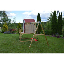 Load image into Gallery viewer, Garden Playground - My Lodge with Double Swing and Gym
