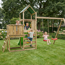 Carregar imatge al visor de la galeria, Parque Infantil de Madera Max-Play 3.1 con Tobogán
