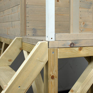 Parc Infantil per a Jardí Nordic Adventure House amb Gronxador, Tobogan i Gimnàs