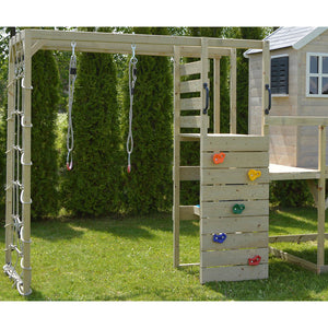 Parc Infantil per a Jardí Nordic Adventure House amb Gronxador, Tobogan i Gimnàs