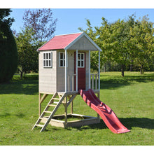 Carregar imatge al visor de la galeria, Parc Infantil per a Jardí Nordic Adventure House amb Tobogan, Gimnàs i Cuina
