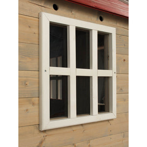 Wooden Playhouse - Nordic Adventure with Slide and Gym