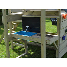 Carregar imatge al visor de la galeria, Parc Infantil per a Jardí Summer Adventure House amb Tobogan, Gronxador, Gimnàs i Cuina
