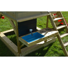 Carregar imatge al visor de la galeria, Parc Infantil per a Jardí Summer Adventure House amb Tobogan, Gronxador i Cuina
