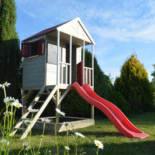 Cargar imagen en el visor de la galería, Parque Infantil para Jardín Summer Adventure House con Tobogán y Cocina
