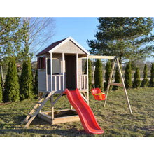 Carregar imatge al visor de la galeria, Parc Infantil per a Jardí Summer Adventure House amb Tobogan i Gronxador
