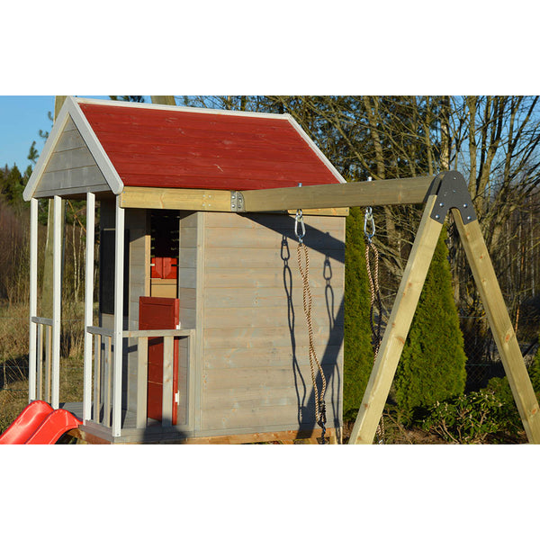Parc Infantil per a Jardí Summer Adventure House amb Tobogan i Gronxador