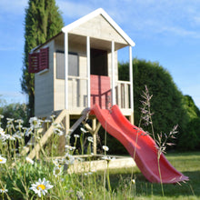 Load image into Gallery viewer, Wooden Playhouse - Summer Adventure with Slide and Gym
