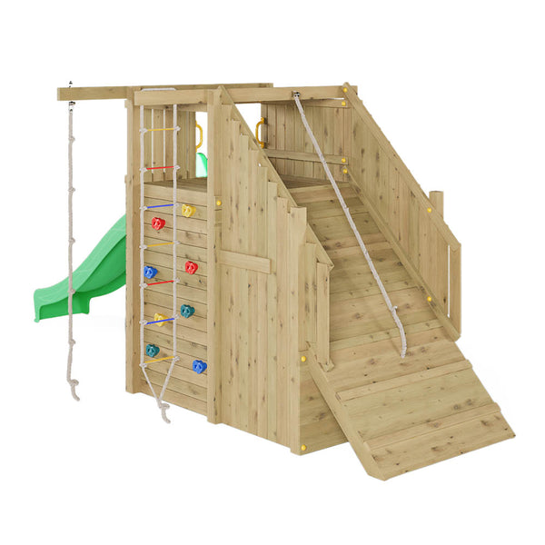 Parque Infantil Fungoo RAMPHOUSE con Tobogán