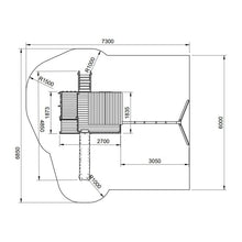 Load image into Gallery viewer, SIRACUSA XL playground with double swing
