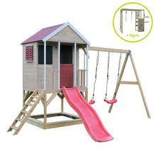 Load image into Gallery viewer, Garden Playground - Summer Adventure with Double Swing, Slide and Gym
