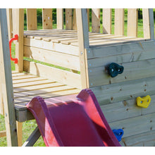 Carregar imatge al visor de la galeria, Parc Infantil Torre Junior 10 amb taula pícnic i rocòdrom
