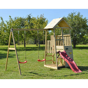 Parc Infantil Torre Junior 10 amb taula pícnic i rocòdrom