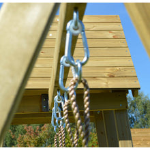 Carregar imatge al visor de la galeria, Parc Infantil Torre Junior 10 amb taula pícnic i rocòdrom
