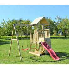 Carregar imatge al visor de la galeria, Parc Infantil Torre Junior 8 amb taula pícnic i rocòdrom
