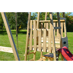 Parc Infantil Torre Junior 8 amb taula pícnic i rocòdrom