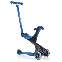 Cargar imagen en el visor de la galería, Patinete con asiento 3 en 1 Go Up Comfort - Azul marino
