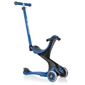 Patinete con asiento 3 en 1 Go Up Comfort - Azul marino