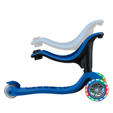 Load image into Gallery viewer, 3 in 1 scooter with Go Up Sporty seat with lights V2 - Blue
