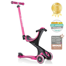 Cargar imagen en el visor de la galería, Patinete con asiento 3 en 1 Go Up Comfort - Rosa
