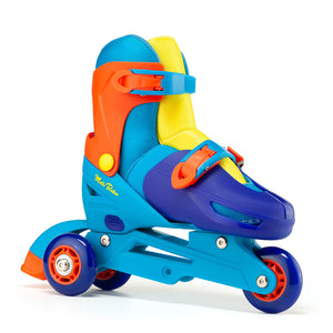 Molto 2 in 1 Inline Skates for Kids Size 31-34 - Blue