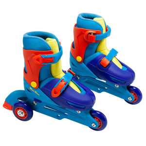 Molto 2 in 1 Inline Skates for Kids Size 31-34 - Blue