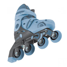 Load image into Gallery viewer, Globber Learning Skates 2in1 Blueberry Blue Adjustable Inline Skates EU 30-33

