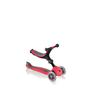 Patinete con asiento 3 en 1 Go Up Plegable Plus - Rojo