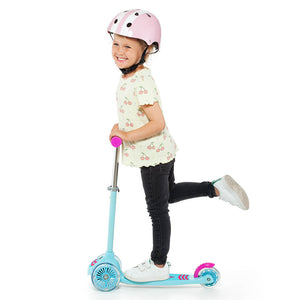 Patinete para niños con Luces – Maxi Scooter Rosa