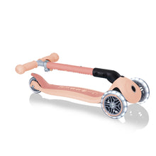 Load image into Gallery viewer, Eco Foldable Junior Scooter with three wheels - Peach
