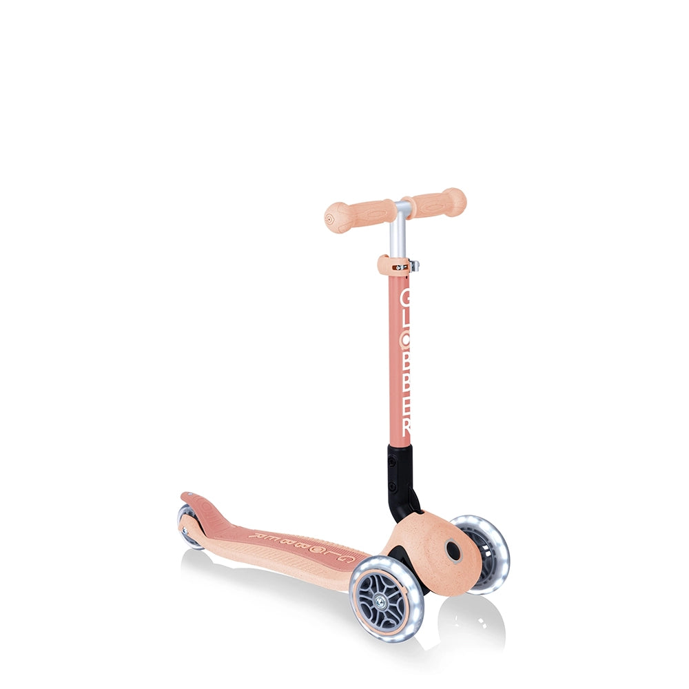 Patinete Junior Plegable Eco a tres ruedas - Melocotón