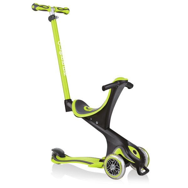 Patinete con asiento 3 en 1 Go Up Comfort - Verde lima