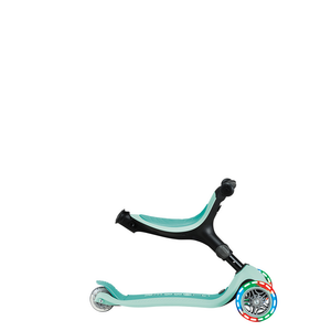 Patinete con asiento 3 en 1 con luces Go Up Active - Menta