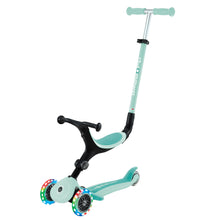 Cargar imagen en el visor de la galería, Patinete con asiento 3 en 1 con luces Go Up Active - Menta
