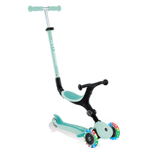 Cargar imagen en el visor de la galería, Patinete con asiento 3 en 1 con luces Go Up Active - Menta
