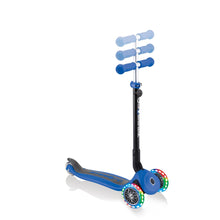 Cargar imagen en el visor de la galería, Patinete con asiento 3 en 1 con luces Go Up Foldable Plus - Azul
