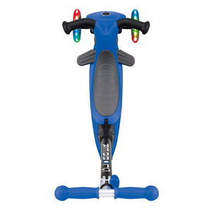 Patinete con asiento 3 en 1 con luces Go Up Foldable Plus - Azul