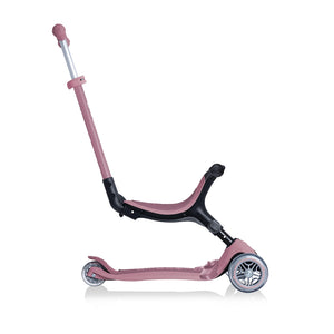 Patinete 3 en 1 con asiento Ecológico Go Up Plegable - Frambuesa