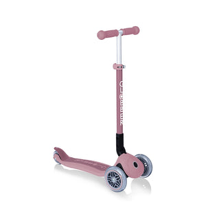 3-in-1 Scooter with Go Up Foldable Eco-Friendly Seat - Raspberry