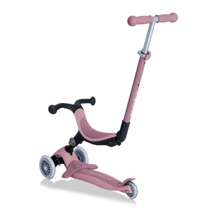 Patinete 3 en 1 con asiento Ecológico Go Up Plegable - Frambuesa