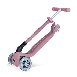 3-in-1 Scooter with Go Up Foldable Eco-Friendly Seat - Raspberry