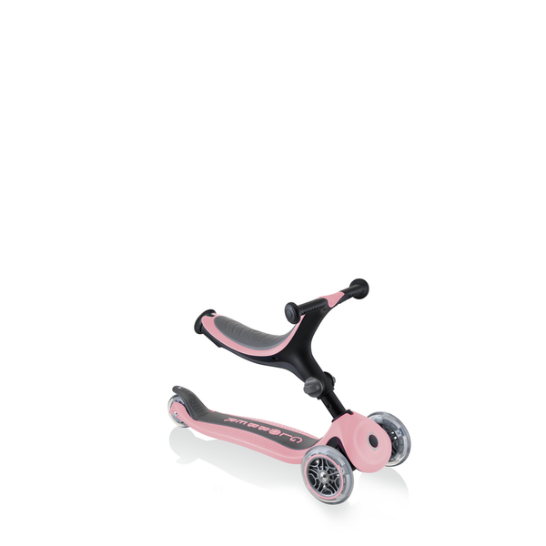 Patinete con asiento 3 en 1 Go Up Plegable Plus - Rosa