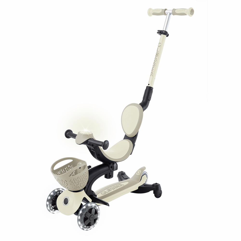 Patinete evolutivo Go Up Baby Deluxe Lights 360 - Taupe