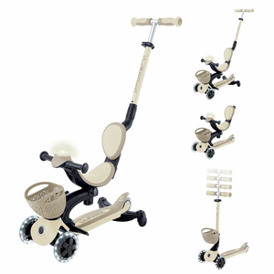 Patinete evolutivo Go Up Baby Deluxe Lights 360 - Taupe