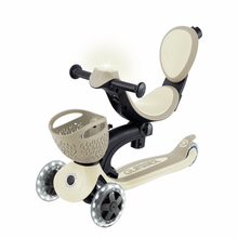 Cargar imagen en el visor de la galería, Patinete evolutivo Go Up Baby Deluxe Lights 360 - Taupe
