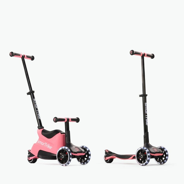 Patinete Evolutivo SmarTrike Xtend Scooter+Ride On Salmon Pink