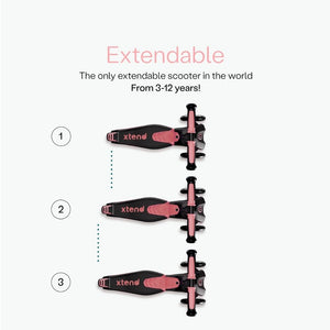Patinete Evolutivo SmarTrike Xtend Scooter+Ride On Salmon Pink